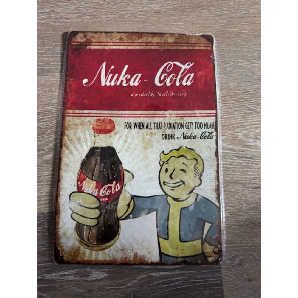 Nuke Cola Tin Sign